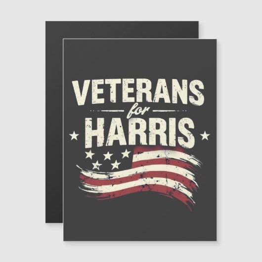 Veteran for Harris Kamala Harris Army Election (Front/Back)