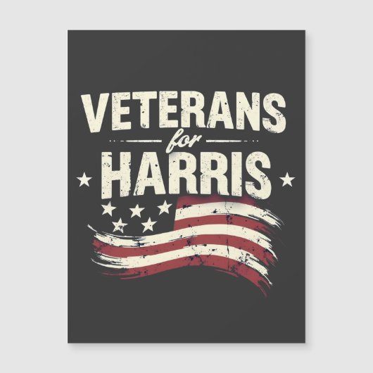 Veteran for Harris Kamala Harris Army Election (Front)