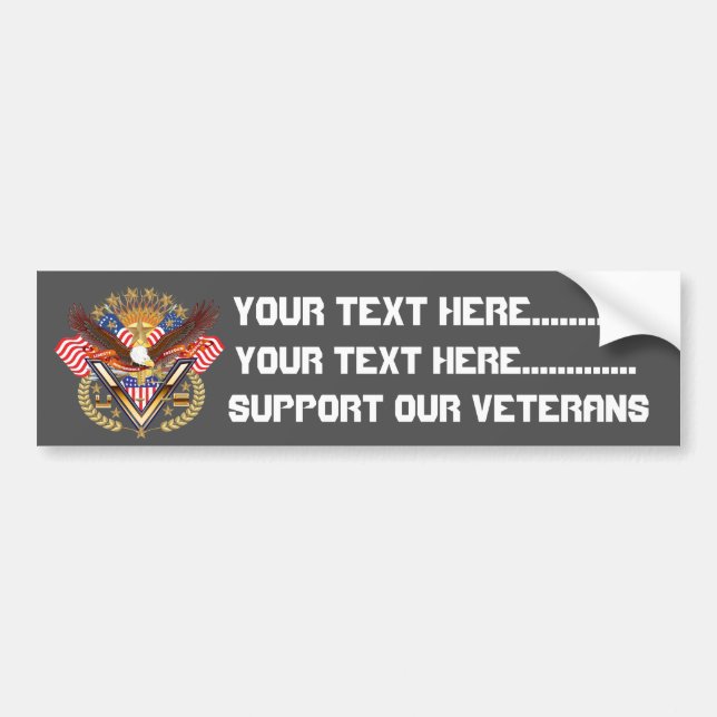 Veteran Friend or Family Member See Notes Plse Bumper Sticker (Front)
