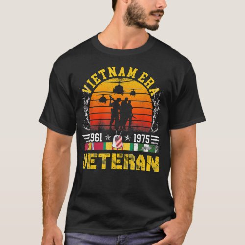 Veteran Gift  Vietnam War Era Retired Soldier  T_Shirt