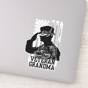 Veteran Grandma Sticker
