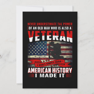Veteran I Don't Simply Read American History I Mad Save The Date