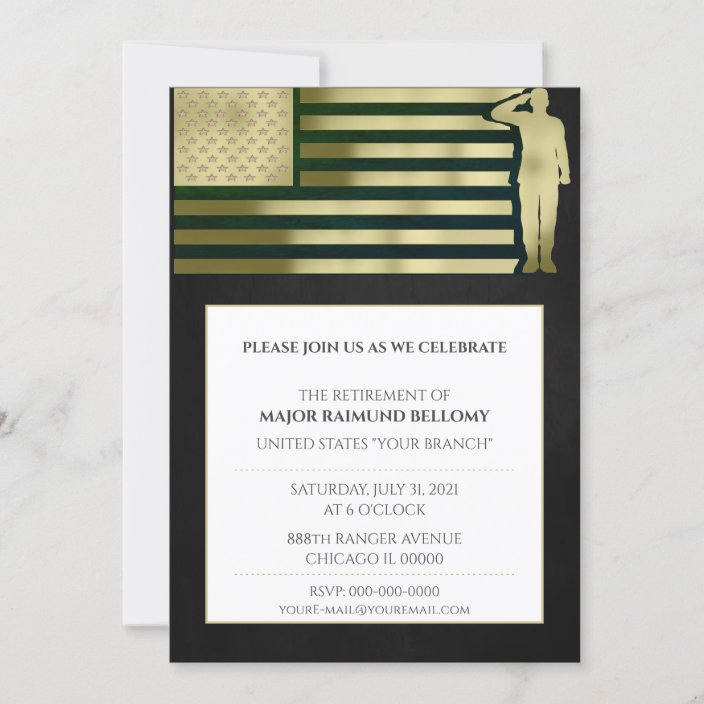 Veteran Invitation | Zazzle.com