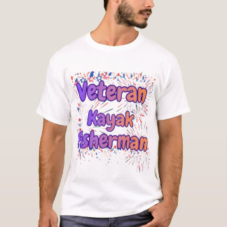 Veteran Kayak Sherman – Funny Kayaking Veteran Pad T-Shirt