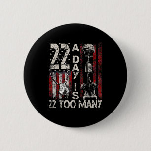 Veteran Lives Suicide Awareness Ptsd Veteran 22 Da Button