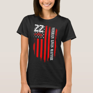 Veteran Lives Suicide Awareness Ptsd Veteran 22 Da T-Shirt