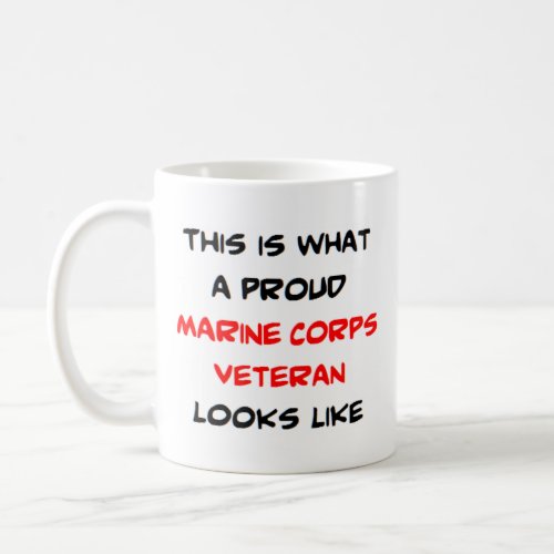 veteran marine coffee mug