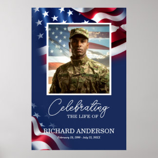 Veteran Memorial Welcome Foam Board Sign