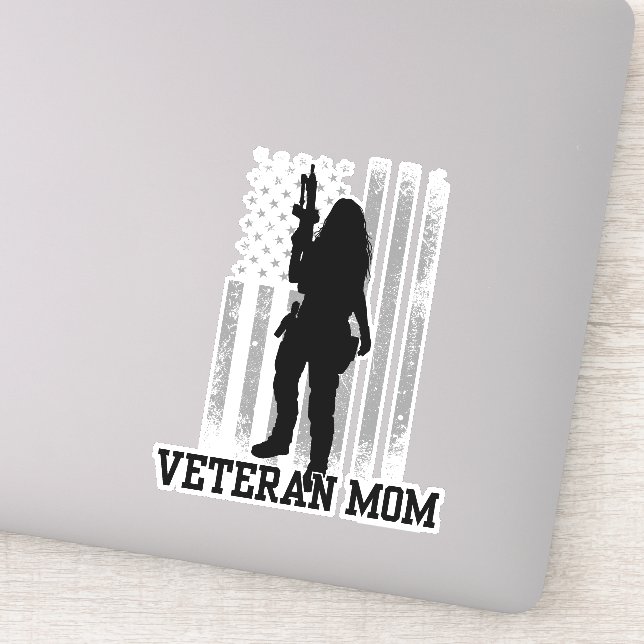 Veteran Mom Sticker (Detail)