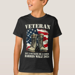 Veteran Not A Sucker Or A Loser Harris Wheimer 202 T-Shirt