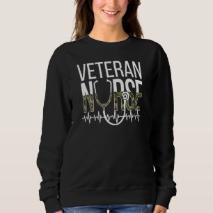 Veteran Nursing Heartbeat Veteran Nurse 1 Sweatshirt