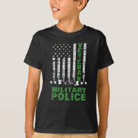 Veteran Of The Military Police -US Flag