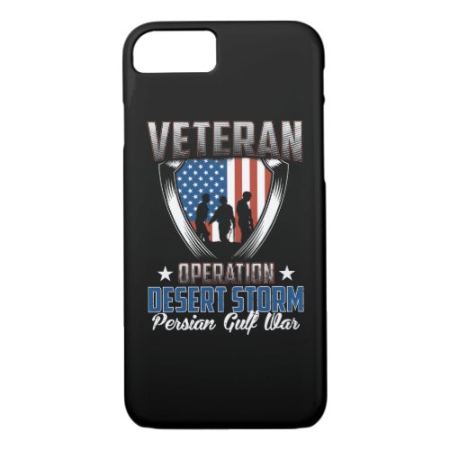 Veteran Operation Desert Storm Persian Gulf War iPhone 87 Case