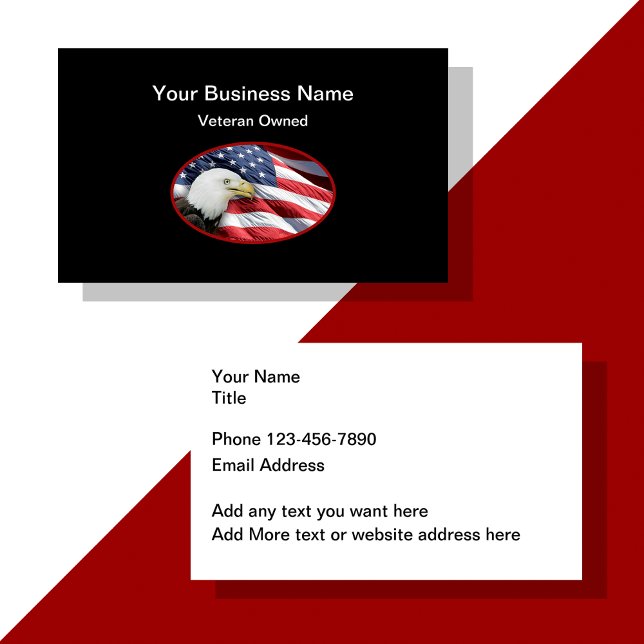 Veteran Owned Small Business Cards (Creator Uploaded)
