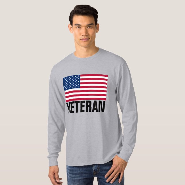 VETERAN PATRIOTIC MILITARY VET T-SHIRTS TEES (Front Full)