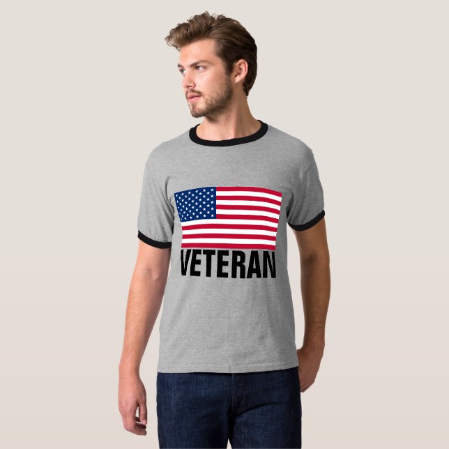 VETERAN PATRIOTIC T-SHIRTS TEES (Front Full)