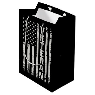 Veteran Patriotic U.S Army American Flag America Medium Gift Bag