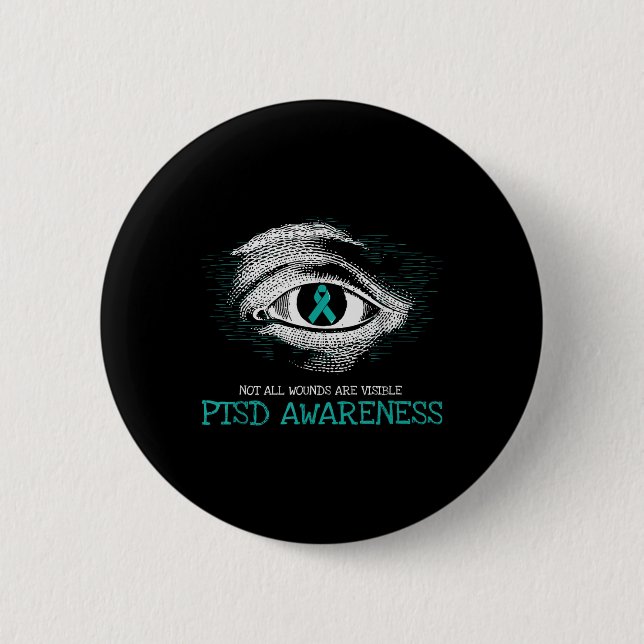 Veteran Ptsd Awareness Suicide Prevention Military Button (Front)