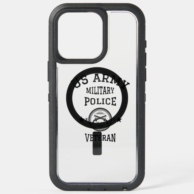 Veteran Retired Police Officer iPhone 15 Pro Max Case (Back)