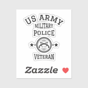 Veteran Retired Police Officer Sticker