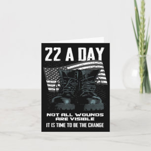 Veteran Suicide Awareness  Card