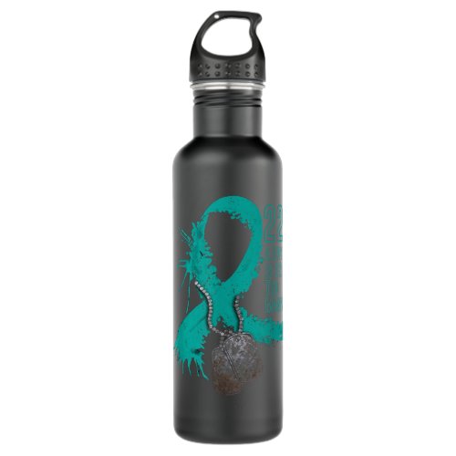 Veteran Suicide Awareness Ribbon 22 A Day Is 22 To Stainless Steel Water Bottle