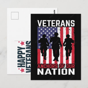 Veteran t shirt design veteran typographic design  postcard