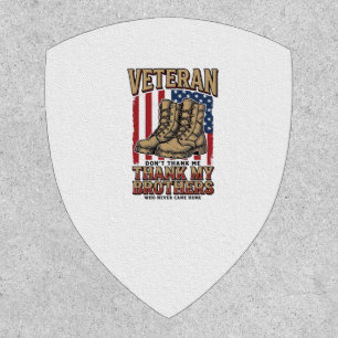 Veteran Thank My Brothers Vintage Military Shirt_1 Patch