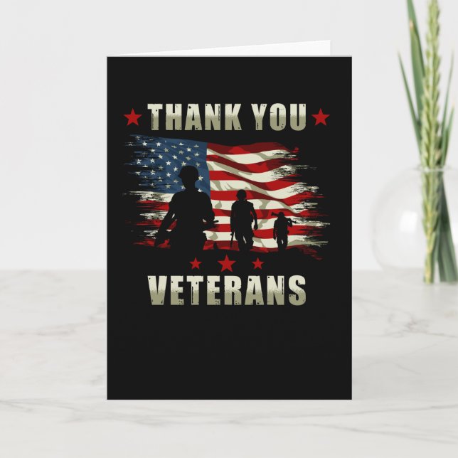 Veteran Thanks USA Card (Front)