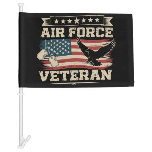 Veteran US Air Force American America Flag 