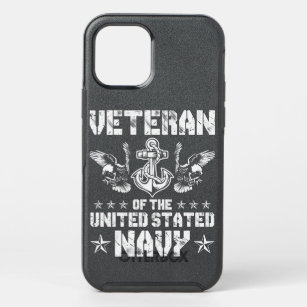 Veteran US Flag Navy Veteran Veterans Day 209 navy OtterBox Symmetry iPhone 12 Pro Case