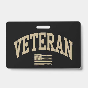Veteran Veterans Day USA United States American Badge