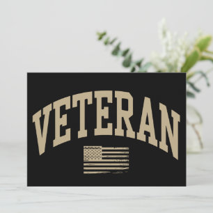 Veteran Veterans Day USA United States American Invitation