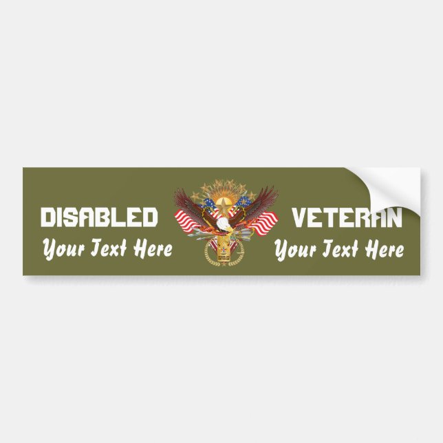 Veteran  View About Design Bumper Sticker (Front)