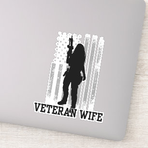 Veteran Wife Sticker