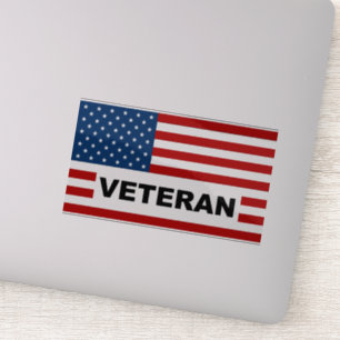 "VETERAN" Window Sticker