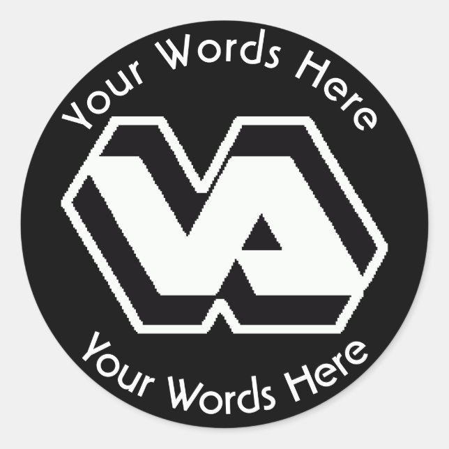 Veteran's Administration VA Custom Sticker (Front)