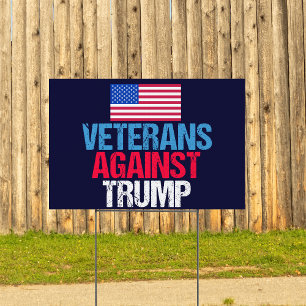 Veterans Against Donald Trump Sign
