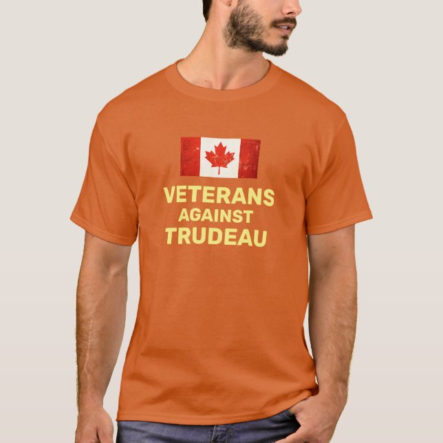 VETERANS AGAINST TRUDEAU T-SHIRT (Front)