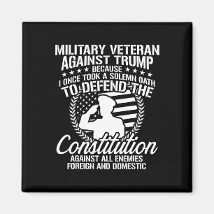 Veterans Against Trump 2020 Usa Election Magnet