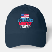 Veterans Against Trump American Flag Hat