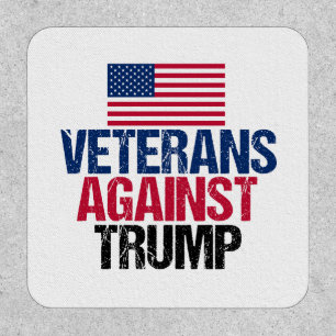 Veterans Against Trump American Flag Patch