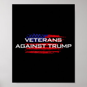 Veterans Against Trump - Anti-trump Poster