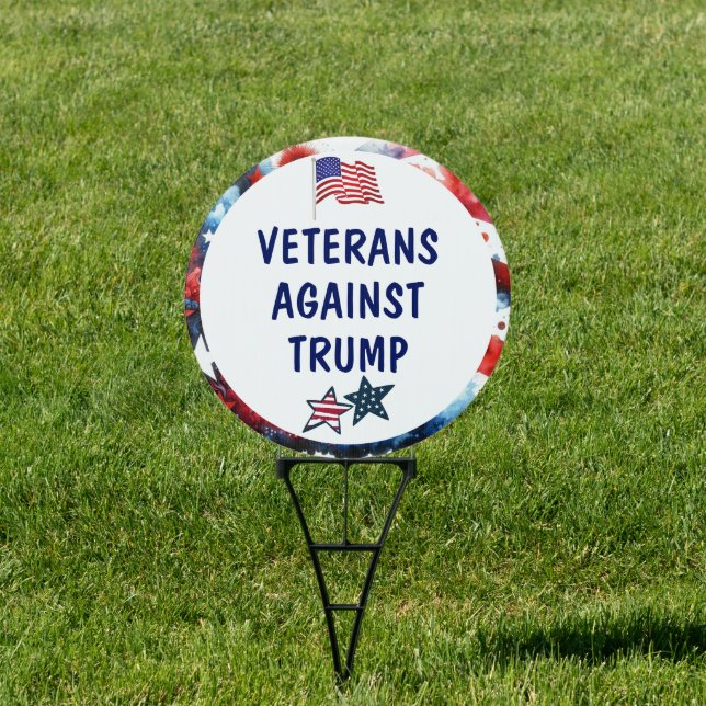 Veterans Against Trump | Anti Trump Sign (Insitu)