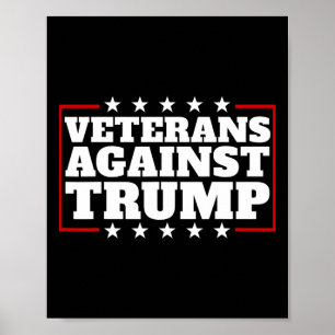 Veterans Against Trump Anti-trump Veterans Against Poster