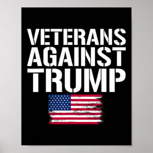 Veterans Against Trump Anti-trump Veterans Against Poster
