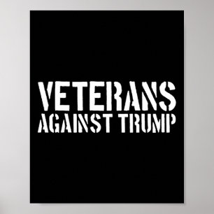 Veterans Against Trump Anti-trump Veterans Against Poster