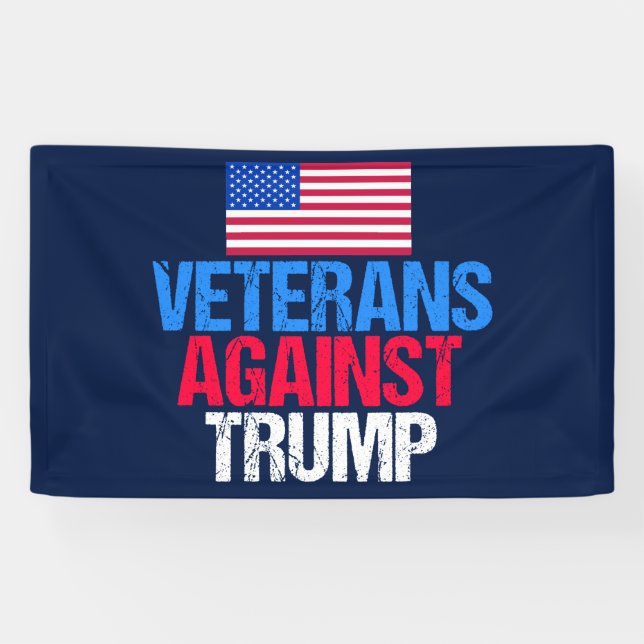 Veterans Against Trump Banner (Horizontal)