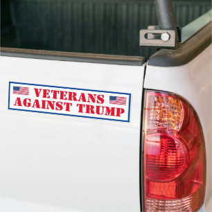 Veterans Against Trump Bumper Sticker