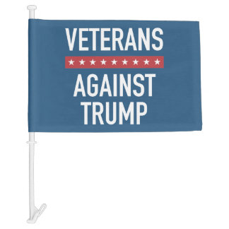 Veterans Against Trump Car Flag